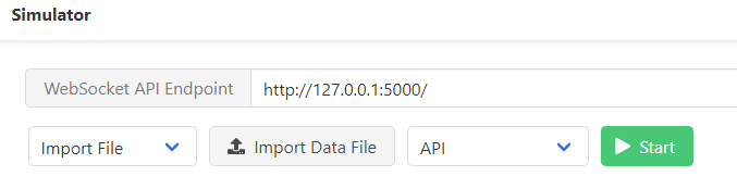 Upload Simulator File